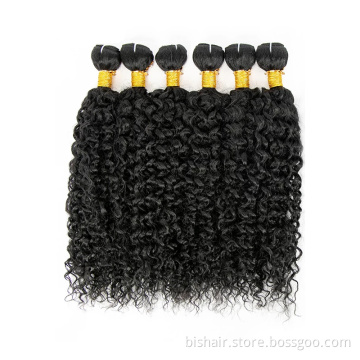 BIS Wholesale Top Quality 8a 9a 10a Jerry Curl Human Hair Weave Bundles Remy Curly Bundles With 100% Brazilian Human Hair